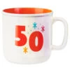 Hallmark 50 Mug, 16 Oz. 1 Hallmark 50 Mug, 16 Oz. -Hallmark Store 50 Ceramic Mug 1BID1070 01