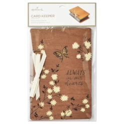 Hallmark Always In Our Hearts Memorial Card Keeper -Hallmark Store Always in Our Hearts Butterfly Bereavement Card Keeper 1CKP1710 03