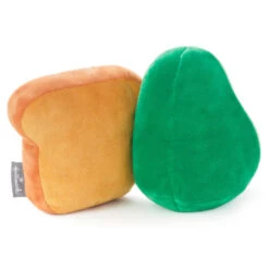 Hallmark Better Together Avocado And Toast Magnetic Plush, 5" 4 Hallmark Better Together Avocado And Toast Magnetic Plush, 5" -Hallmark Store Avocado and Toast Magnetic Plush 1KID2091 03