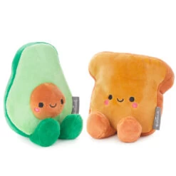 Hallmark Better Together Avocado And Toast Magnetic Plush, 5" 5 Hallmark Better Together Avocado And Toast Magnetic Plush, 5" -Hallmark Store Avocado and Toast Magnetic Plush 1KID2091 04