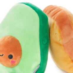Hallmark Better Together Avocado And Toast Magnetic Plush, 5" 6 Hallmark Better Together Avocado And Toast Magnetic Plush, 5" -Hallmark Store Avocado and Toast Magnetic Plush 1KID2091 05
