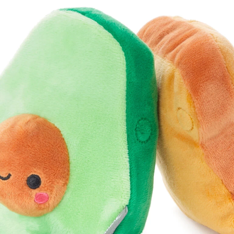 Better Together Avocado and Toast Magnetic Plush, 5" Hallmark Better Together Avocado And Toast Magnetic Plush, 5" -Hallmark Store Avocado and Toast Magnetic Plush 1KID2091 05