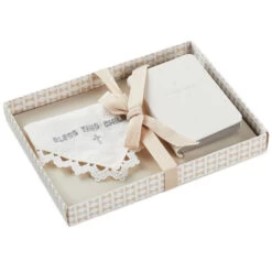Hallmark Commemorative Handkerchief And First Bible Set 6 Hallmark Commemorative Handkerchief And First Bible Set -Hallmark Store Babys First Bible Book and Handkerchief Set 1BBY4787 05