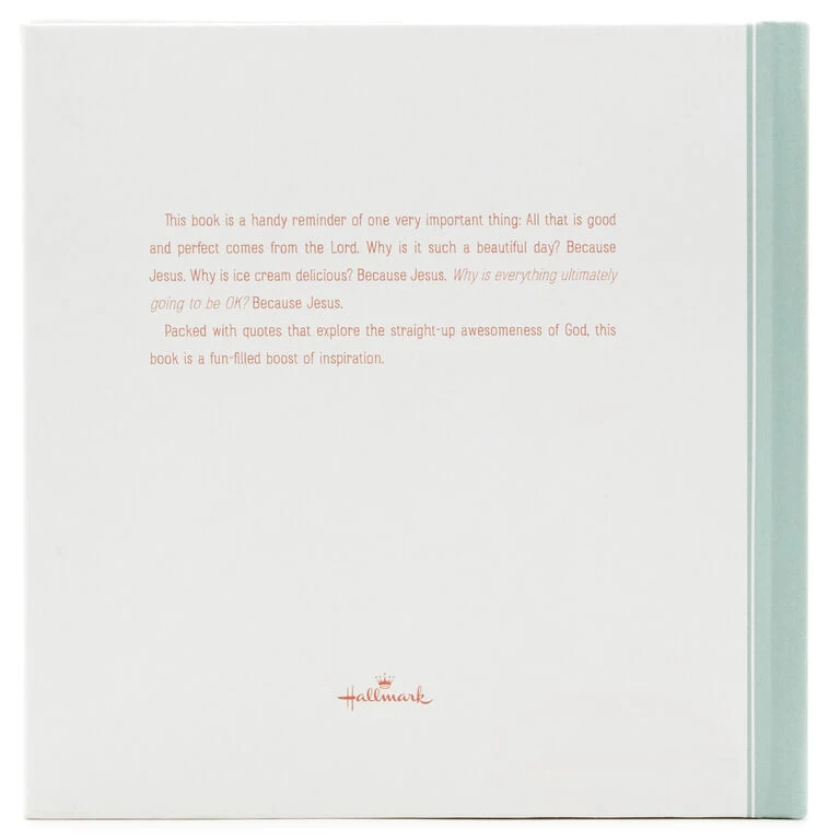Because Jesus Book Hallmark Because Jesus Book -Hallmark Store Because Jesus Book 1BOK1484 02