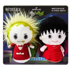 Hallmark Itty Bittys® Beetlejuice™ And Lydia Deetz Plush, Set Of 2 -Hallmark Store Beetlejuice and Lydia Deetz Plush itty bittys 1KDD2094 03
