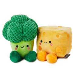Hallmark Better Together Broccoli And Cheese Magnetic Plush, 5.75"
