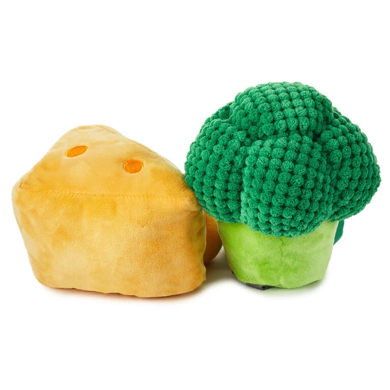 Better Together Broccoli and Cheese Magnetic Plush, 5.75" Hallmark Better Together Broccoli And Cheese Magnetic Plush, 5.75" -Hallmark Store Better Together Broccoli and Cheese Magnetic Plush 1KID1649 02