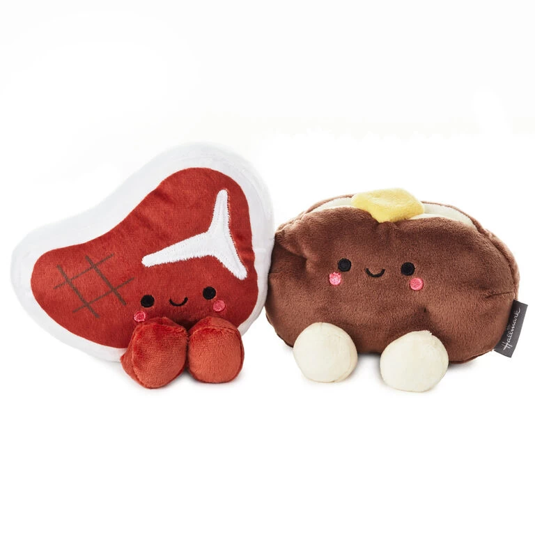 Better Together Steak and Potato Magnetic Plush, 4.25" Hallmark Better Together Steak And Potato Magnetic Plush, 4.25" -Hallmark Store Better Together Steak and Potato Magnetic Plush 1KID1604 01