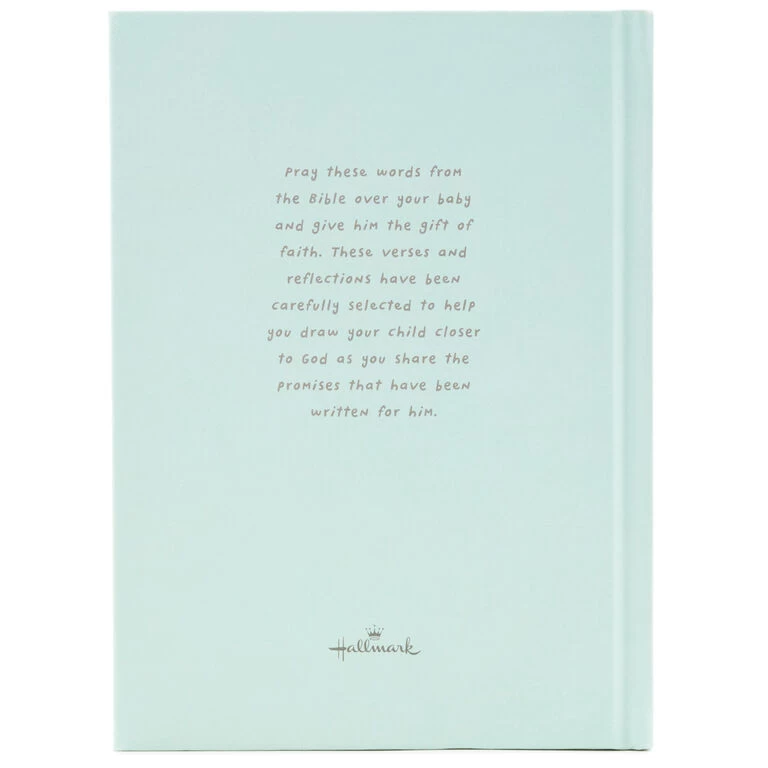 Bible Blessings for Your Baby Boy Book Hallmark Bible Blessings For Your Baby Boy Book -Hallmark Store Bible Blessings for Your Baby Boy Book 1BOK1473 02