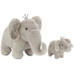 Hallmark Big And Little Elephant Singing Stuffed Animals With Motion, 8" 4 Hallmark Big And Little Elephant Singing Stuffed Animals With Motion, 8" -Hallmark Store Big and Little Elephant Singing Plush With Motion 1BBY4694 03