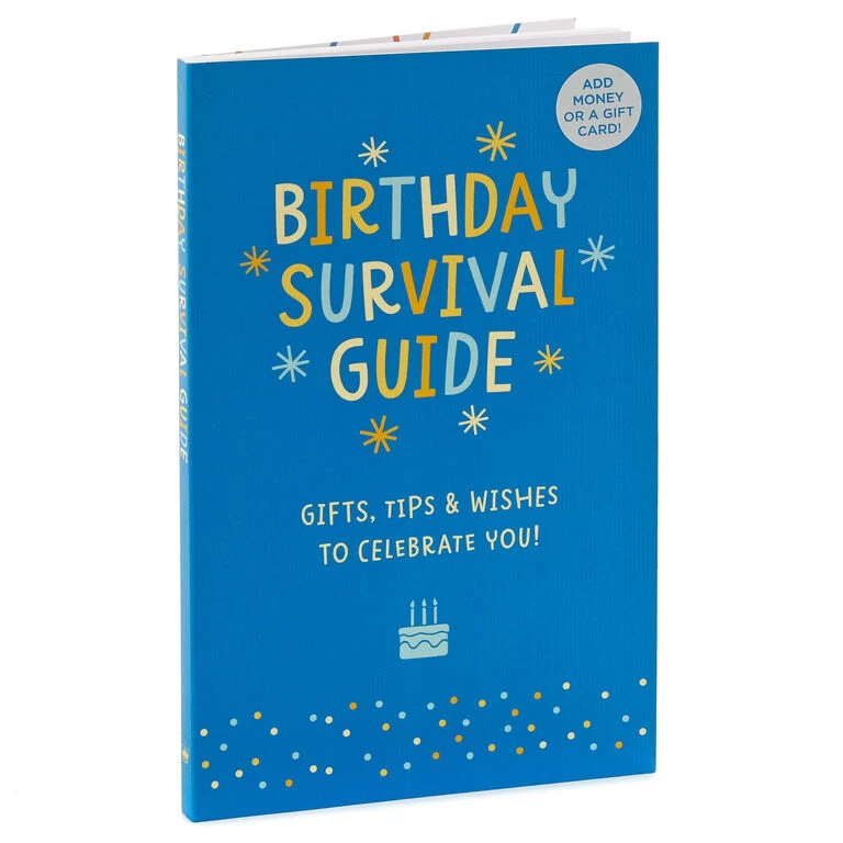 Birthday Survival Guide Book And Gift Card Holder Hallmark Birthday Survival Guide Book And Gift Card Holder -Hallmark Store Birthday Survival Guide Book And Gift Card Holder 1BOK1590 01