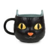 Hallmark Black Cat Glow-in-the-Dark Mug, 22 Oz. -Hallmark Store Black Cat With GlowintheDark Eyes Halloween Mug 1HGN1291 01
