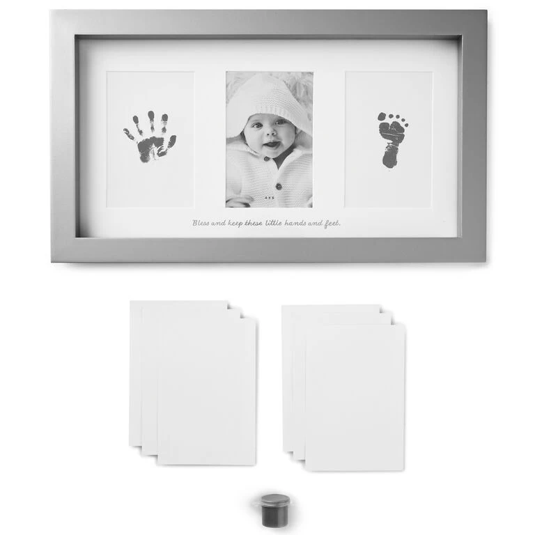 Blessed Baby Handprint and Footprint Picture Frame Kit, 4x6 Hallmark Blessed Baby Handprint And Footprint Picture Frame Kit, 4x6 -Hallmark Store Blessed Baby Handprint and Footprint Picture Frame 1FRG2173 02