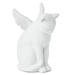 Hallmark Cat Angel Figurine Pet Memorial Gift, 3.25"