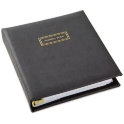 Hallmark Classic Charcoal Address Book