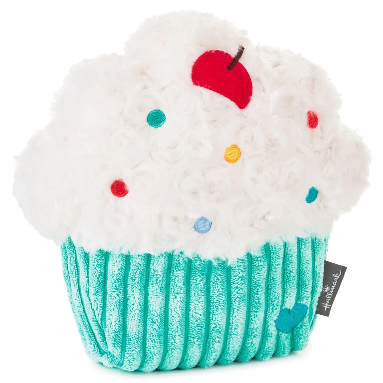 Cupcake Recordable Plush, 8.5" Hallmark Cupcake Recordable Plush, 8.5" -Hallmark Store Cupcake Recordable Plush 1BBY4861 01
