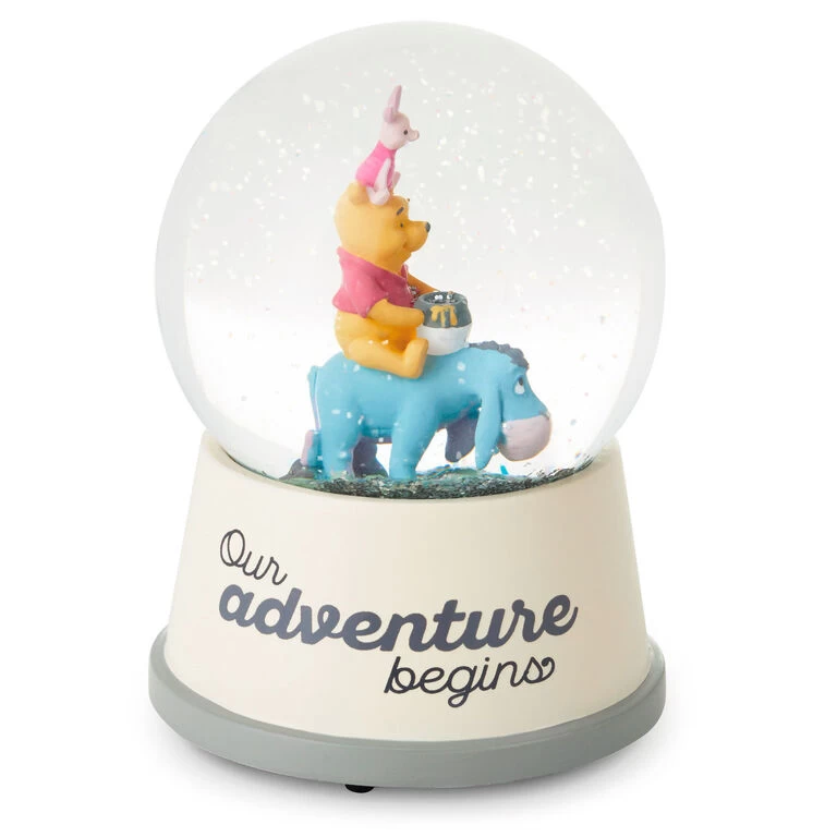 Disney Baby Winnie the Pooh Our Adventure Begins Musical Snow Globe Hallmark Disney Baby Winnie The Pooh Our Adventure Begins Musical Snow Globe -Hallmark Store Disney Baby Winnie the Pooh Musical Snow Globe 1BBY4804 01