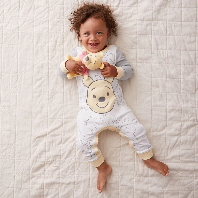 Disney Baby Winnie the Pooh Rattle and Jumper Set, 3-6 months Hallmark Disney Baby Winnie The Pooh Rattle And Jumper Set, 3-6 Months -Hallmark Store Disney Baby Winnie the Pooh Rattle and Jumper Set 1BBY4810 02