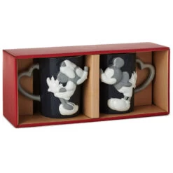 Hallmark Disney Mickey And Minnie Kissyface Mugs, Set Of 2 -Hallmark Store Disney Mickey and Minnie Kissyface Mug Set 1DYG2045 03
