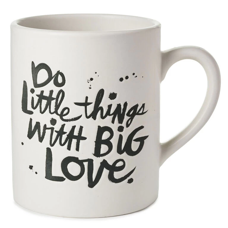 Do Little Things With Big Love Jumbo Mug, 60 oz. Hallmark Do Little Things With Big Love Jumbo Mug, 60 Oz. -Hallmark Store Do Little Things With Big Love Jumbo Mug 1MUG3581 01