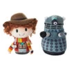 Hallmark Itty Bittys® Doctor Who The Fourth Doctor And Dalek Plush, Set Of 2 -Hallmark Store Doctor Who Fourth Doctor and Dalek Plush itty bittys 1KDD2078 01