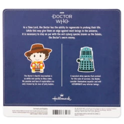 Hallmark Itty Bittys® Doctor Who The Fourth Doctor And Dalek Plush, Set Of 2 -Hallmark Store Doctor Who Fourth Doctor and Dalek Plush itty bittys 1KDD2078 04