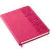 Hallmark Embossed Border Fuchsia Faux Leather Notebook -Hallmark Store Embossed Border Fuchsia Faux Leather Notebook 5HWJ6937 01