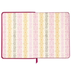 Hallmark Embossed Border Fuchsia Faux Leather Notebook 4 Hallmark Embossed Border Fuchsia Faux Leather Notebook -Hallmark Store Embossed Border Fuchsia Faux Leather Notebook 5HWJ6937 03