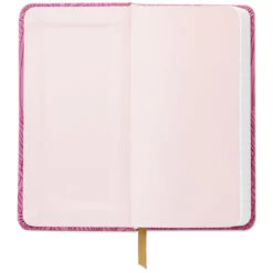 Hallmark Etched Leaves Pink Slim Notebook -Hallmark Store Etched Leaves Pink Slim Journal 1HWJ3808 03