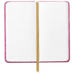 Hallmark Etched Leaves Pink Slim Notebook -Hallmark Store Etched Leaves Pink Slim Journal 1HWJ3808 04