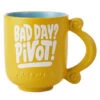 Hallmark Friends Pivot Sculpted Mug, 19 Oz. 1 Hallmark Friends Pivot Sculpted Mug, 19 Oz. -Hallmark Store Friends Bad Day Pivot Yellow Coffee Mug 1PCL1000 01
