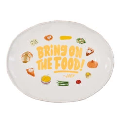Hallmark Friends Bring On The Food Serving Platter