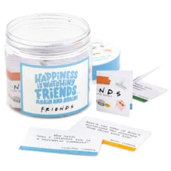 Hallmark Friends Trivia Cards Jar -Hallmark Store Friends Trivia Jar With 50 Cards 1PCL1007 03