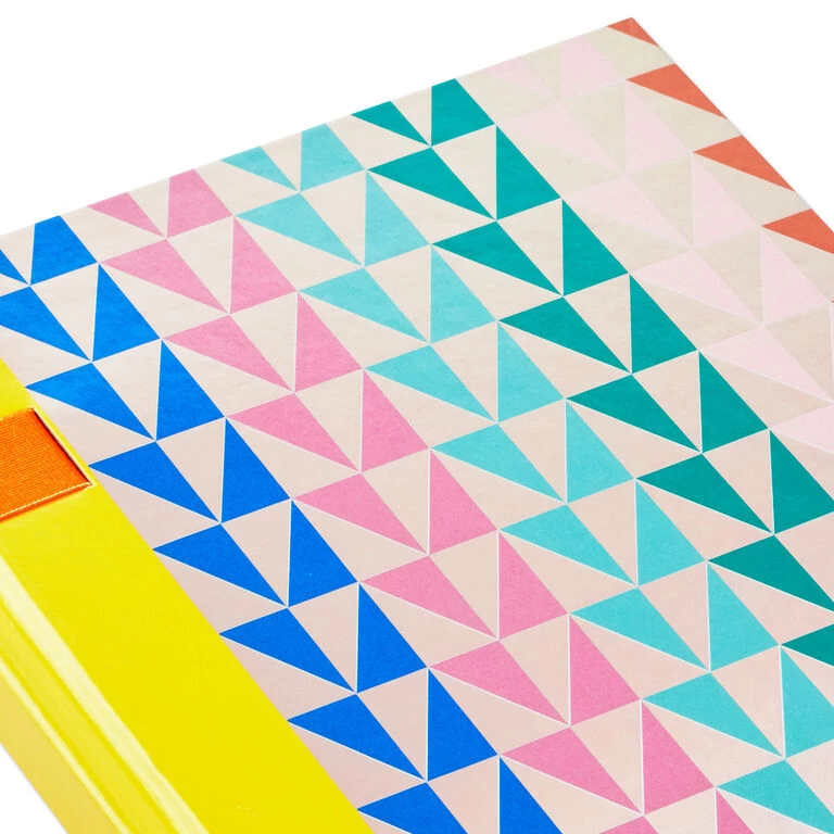 Geometric Triangles Hardback Notebook Hallmark Geometric Triangles Hardback Notebook -Hallmark Store Geometric Triangles Hardcover Notebook 1HWJ7052 05