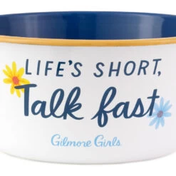 Hallmark Gilmore Girls Life's Short, Talk Fast Popcorn Bowl -Hallmark Store Gilmore Girls Lifes Short Talk Fast Popcorn Bowl 1PCL1010 03