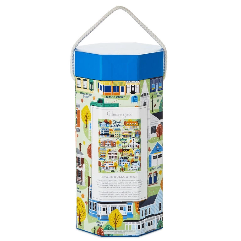 Gilmore Girls Stars Hollow Map 1,000-Piece Jigsaw Puzzle Hallmark Gilmore Girls Stars Hollow Map 1,000-Piece Jigsaw Puzzle -Hallmark Store Gilmore Girls Stars Hollow 1000 Piece Jigsaw Puzzle 1PCL1015 03