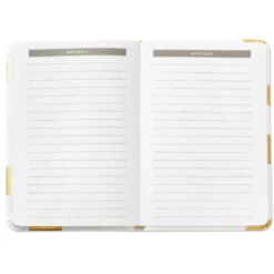 Hallmark Gold Polka Dots Address Book -Hallmark Store Gold Polka Dots Address Book 1ADD1620 05