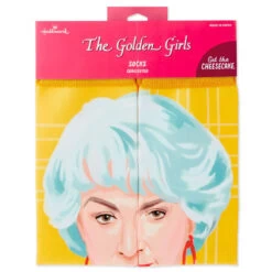 Hallmark Dorothy The Golden Girls Cheesecake Novelty Crew Socks -Hallmark Store Golden Girls Dorothy Funny Novelty Crew Socks 1GOL1055 04