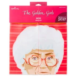 Hallmark Sophia The Golden Girls Sicily Novelty Crew Socks -Hallmark Store Golden Girls Sophia Funny Novelty Crew Socks 1GOL1054 04