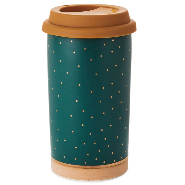 Good Morning Ceramic Travel Mug, 12 oz. Hallmark Good Morning Ceramic Travel Mug, 12 Oz. -Hallmark Store Good Morning Ceramic Travel Mug 1SNN1079 02