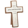 Hallmark Grow With Our Lord Wood And Ceramic Cross, 7" -Hallmark Store Grow With Our Lord Wood and Ceramic Cross 1REL1085 01