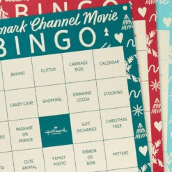 Hallmark Channel Movie Bingo Game Pad -Hallmark Store Hallmark Channel Bingo TearOff Game Pad 1XKT3502 04