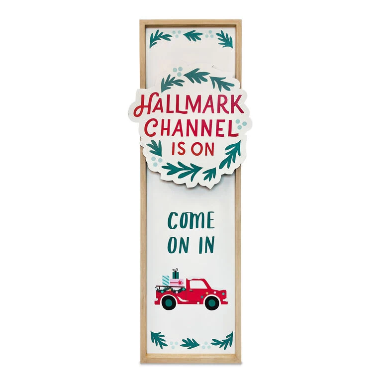 Hallmark Channel Come On In Porch Sign, 21x48 Hallmark Channel Come On In Porch Sign, 21x48 -Hallmark Store Hallmark Channel Come On In Porch Sign 1XKT3501 01