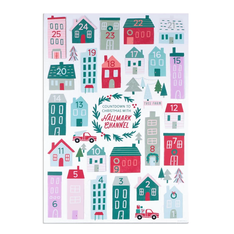 Hallmark Channel Countdown to Christmas Activity Calendar Hallmark Channel Countdown To Christmas Activity Calendar -Hallmark Store Hallmark Channel Countdown to Christmas Activity Calendar 1XKT3503 01