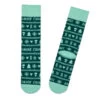 Hallmark Channel Knit Pattern Crew Socks -Hallmark Store Hallmark Channel Fair Isle Forest Green Crew Socks 1XKT3559 01