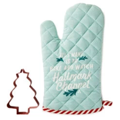 Hallmark Channel Bake And Watch Oven Mitt And Cookie Cutter, Set Of 2