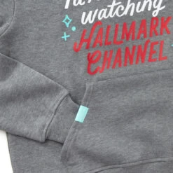 Hallmark Channel Rather Be Watching Sweatshirt Hoodie, X-Large -Hallmark Store Hallmark Channel Rather Be Watching Sweatshirt Hoodie 1XKT3552 03