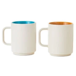 Hallmark Star Wars™ Han Solo™ And Princess Leia™ Bespin™ I Love You I Know Stacking Mugs, Set Of 2 -Hallmark Store Han Solo and Princess Leia Blue and Orange Mugs 1SHP2148 02