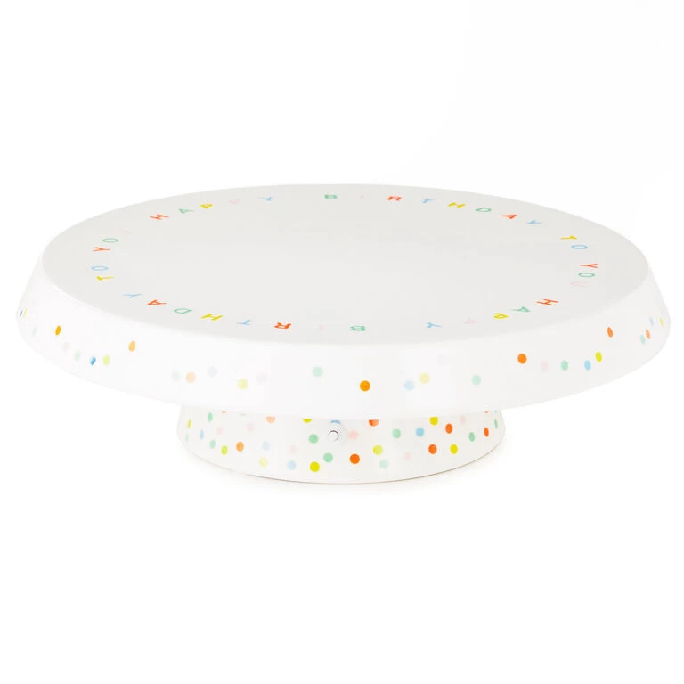 Happy Birthday Musical Cake Stand Hallmark Happy Birthday Musical Cake Stand -Hallmark Store Happy Birthday Musical Cake Stand 1BBY4803 01