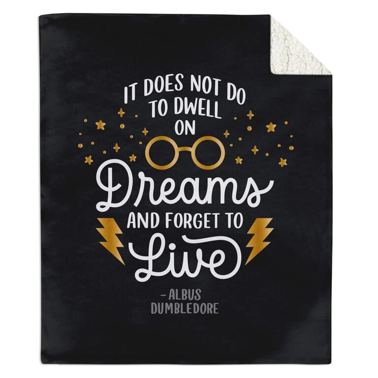 Harry Potter™ Dwell on Dreams Throw Blanket, 50x60 Hallmark Harry Potter™ Dwell On Dreams Throw Blanket, 50x60 -Hallmark Store Harry Potter Dwell on Dreams JerseyFleece Blanket 1HPO1100 01